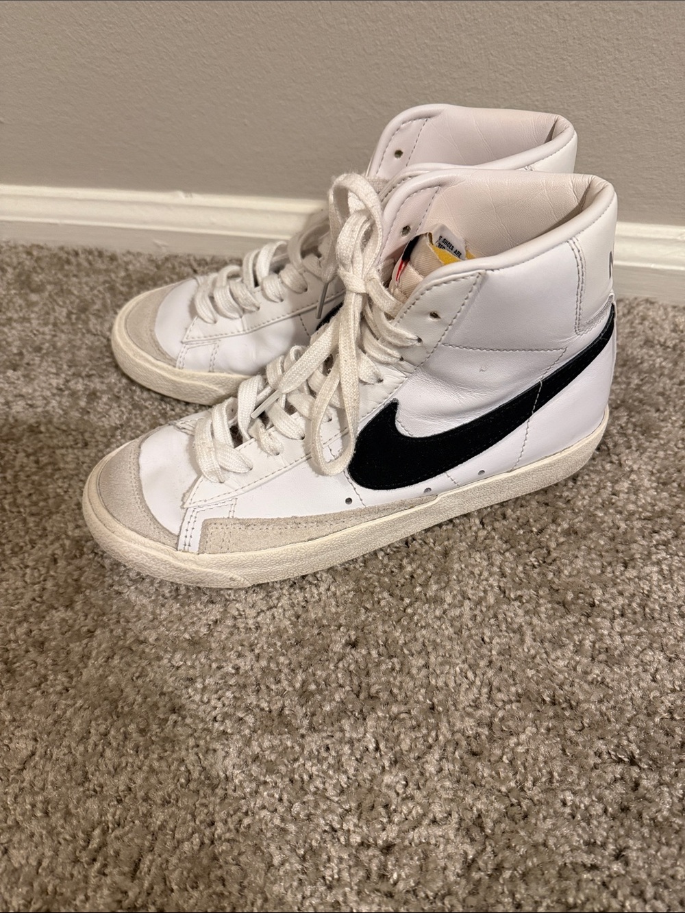 Nike White High-Top Blazer Sneaker